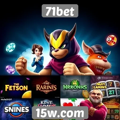 Análise da variedade de jogos disponíveis no 71bet